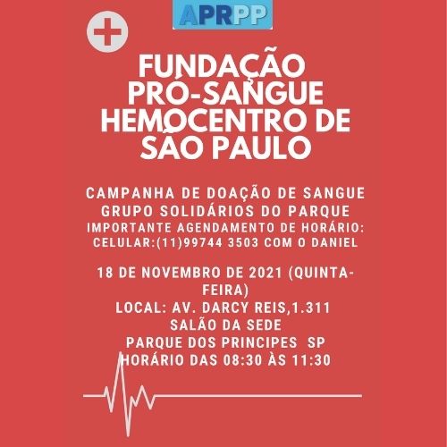 6ª Campanha de Doação de Sangue